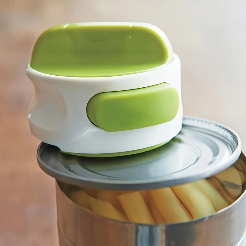 1pc Multi-Purpose Labor-Saving Can Opener, Plastic Kitchen Utility Gadget, Stainless Steel Bottle Cap Screw Remover, Convenient Household Tool 7