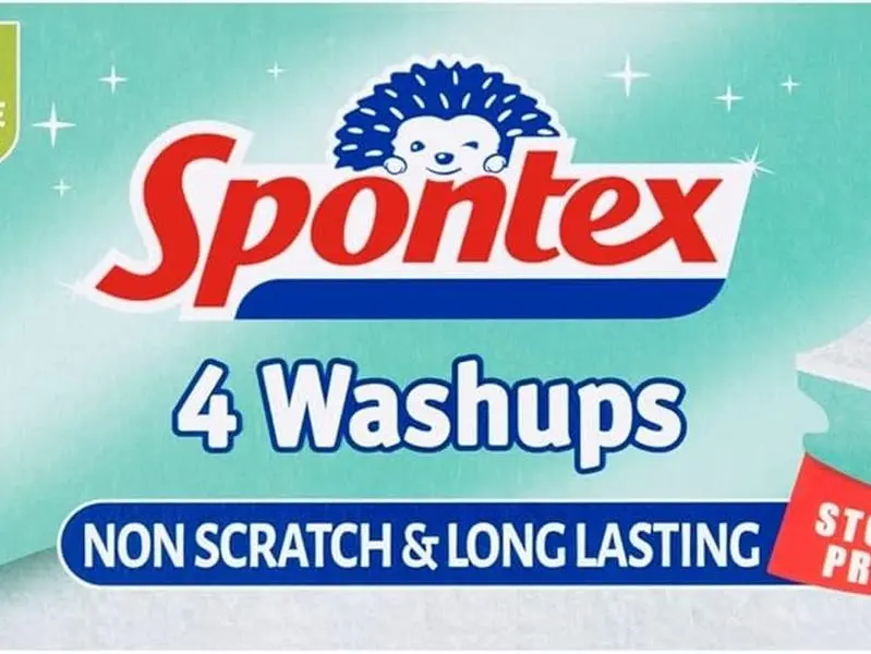 Washups Non-Scratch Sponge Scourers 4 - Kitchen and Bathroom Cleaning Supplies