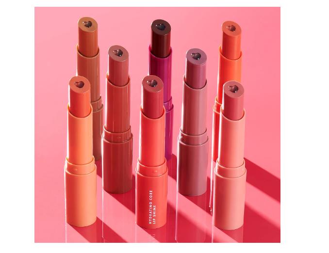e.l.f. Hydrating Core Lip Shine, Conditioning & Nourishing Lip Balm, Sheer Colour Tinted Chapstick, Ecstatic, 0.09 Oz 5