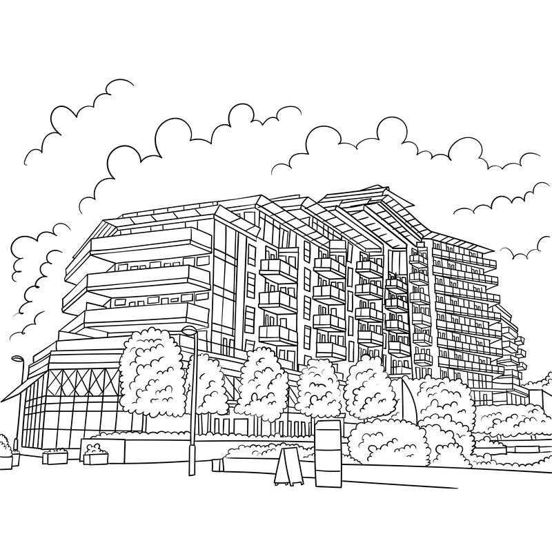 Wandsworth Colouring Book (A4) 1
