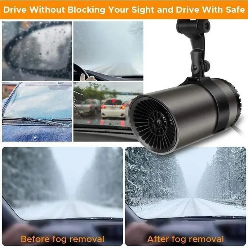 12V Car Heater, Heating & Cooling Fan, Window Windshield Defogging & Defrosting Heater, Universal Car Electrical Appliances 5