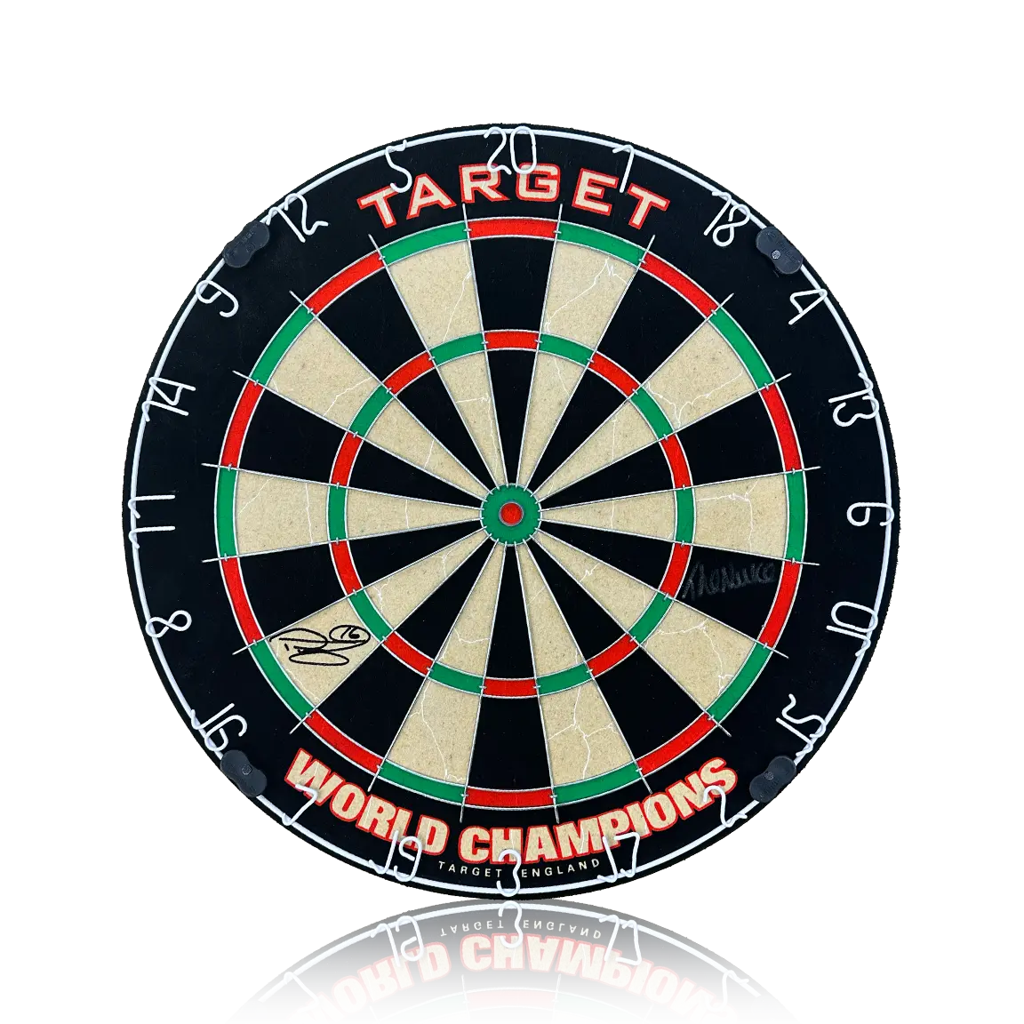 Luke Littler & Phil Taylor Signed Dartboard