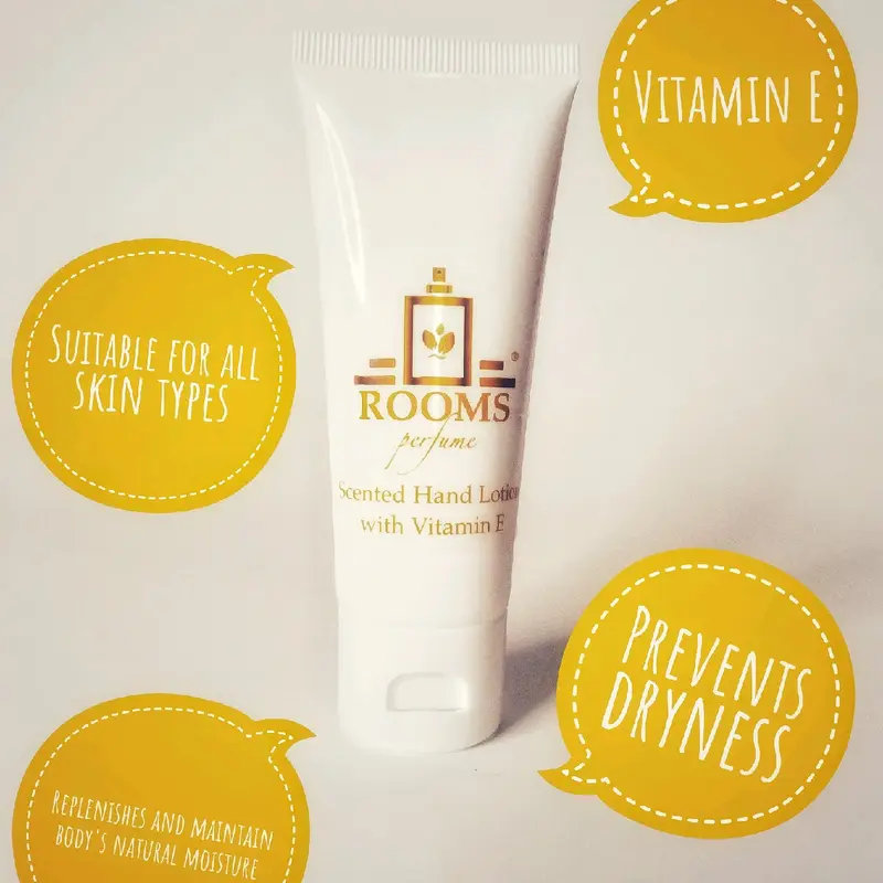 Rooms Perfume Scented Hand Cream with Vitamin E for Soft Hands 1