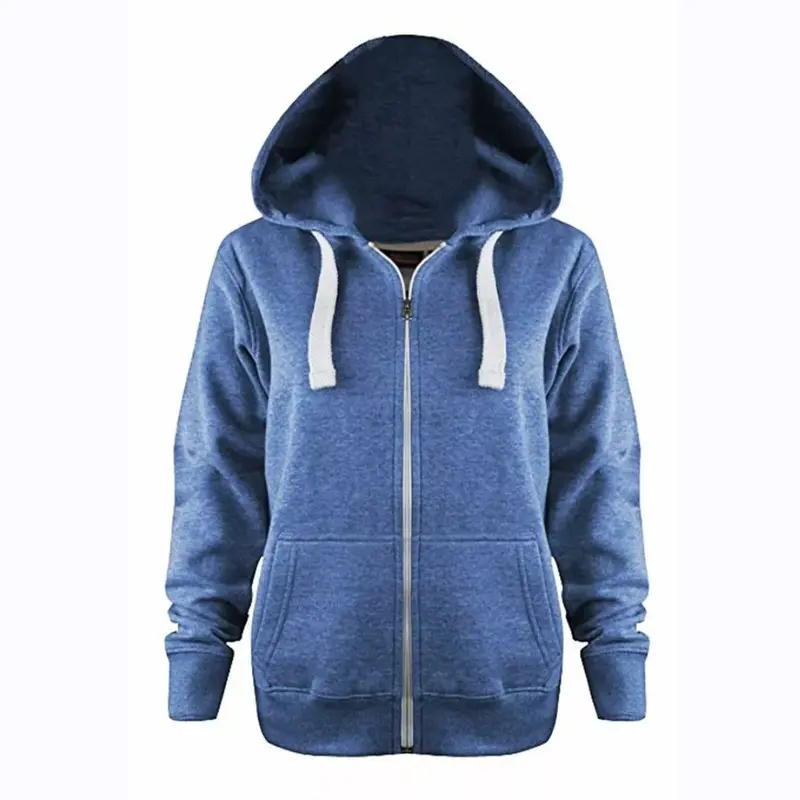 ZEROX-WORLD Girls Boys Unisex Plain Colour Zip Up Hoodie Hooded Sweatshirt Kids Zipper Hood 5