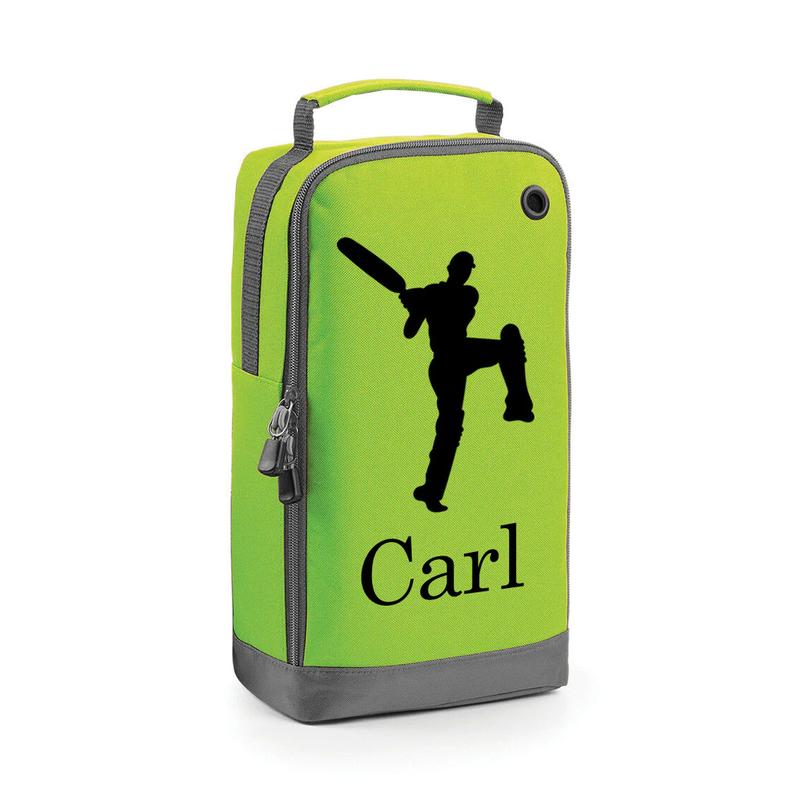 Personalised Childrens Cricket Boot Bag Kids Sports Gift Custom Shoe Bags 4