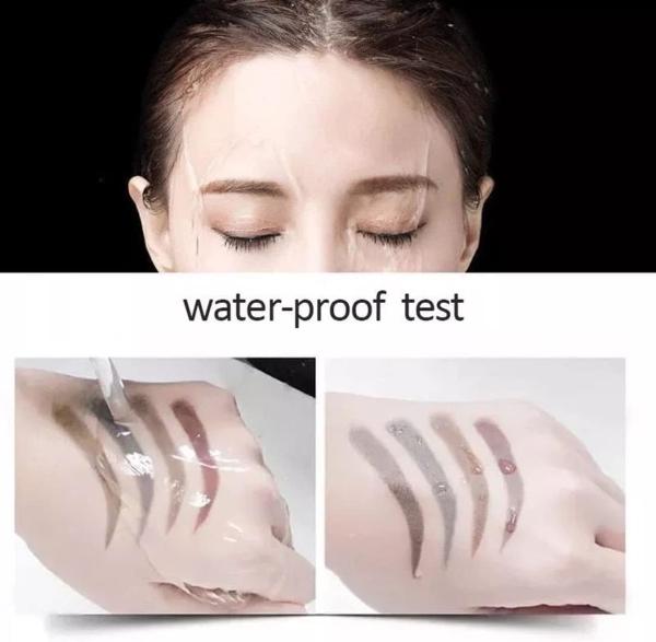 Professional Eyebrow Pen, 4-fork Liquid Eyebrow Pen, Waterproof, Smudgeproof, Long-lasting and Easy to Shape Eyebrows, Eye Brow Pencil, High Pigmented Brow Shading Filling Styling Pen, Easy to Apply, Daily Cosmetic 3