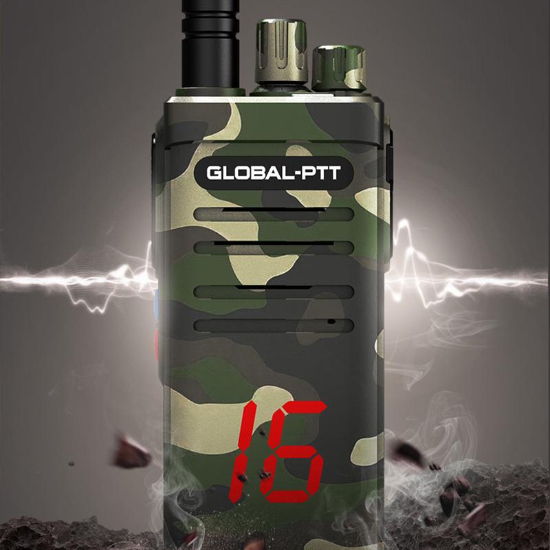 2 PCS global-ptt G5 professional 4G POC global walkietalkie 16CH two way radio commutator long range 4