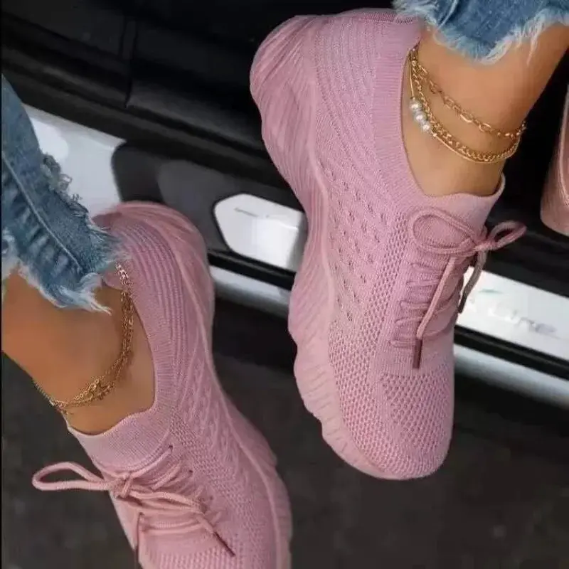 Womens Lightweight Mesh Breathable Casual Running Trainers