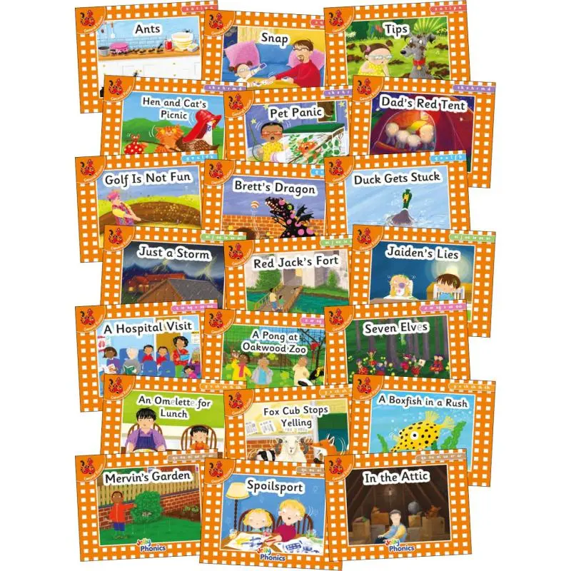 Jolly Phonics Orange Level Readers Complete Set: in Precursive Letters (British English edition) 0