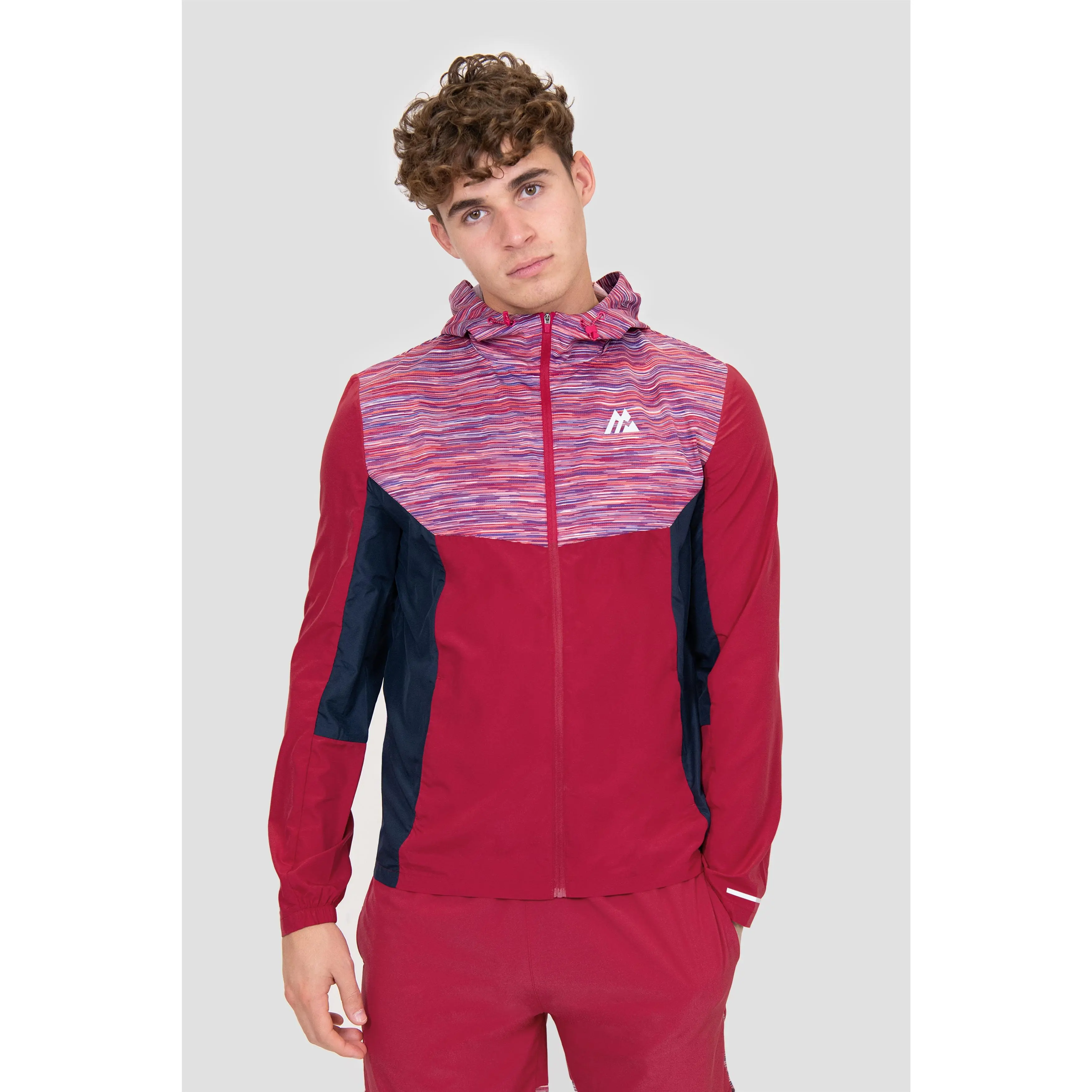 Montirex Trail Windbreaker - Red/Coral/White
