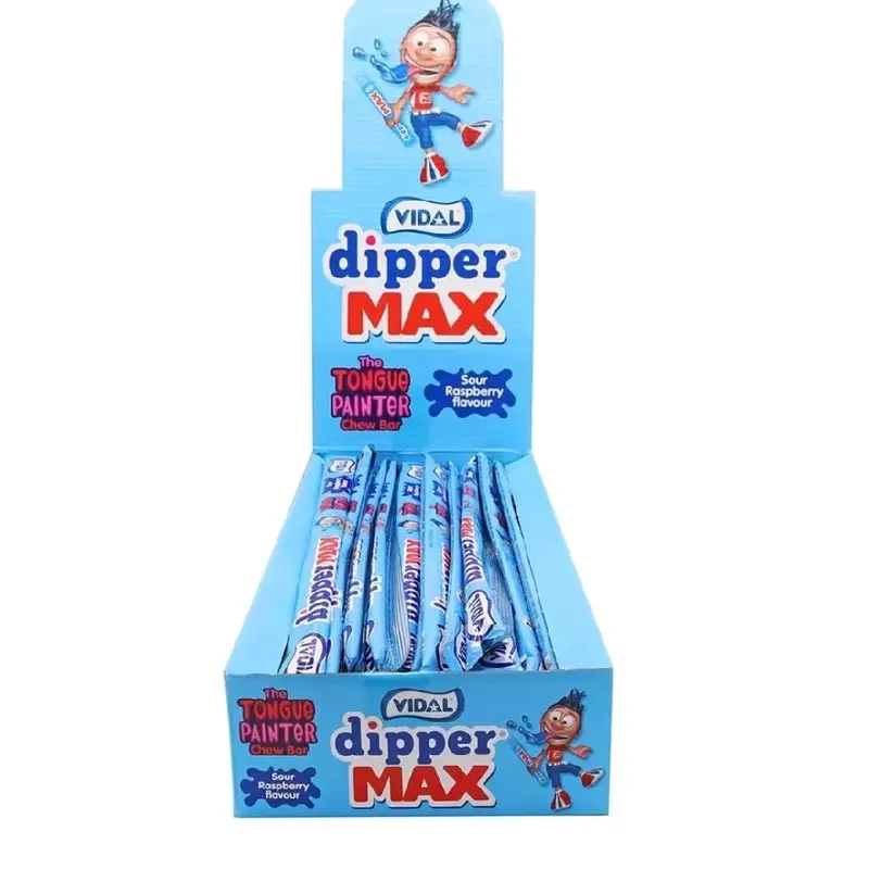 Vidal Dipper Max 1 x Outer 40 Packs - Delicious Snack Candy 0