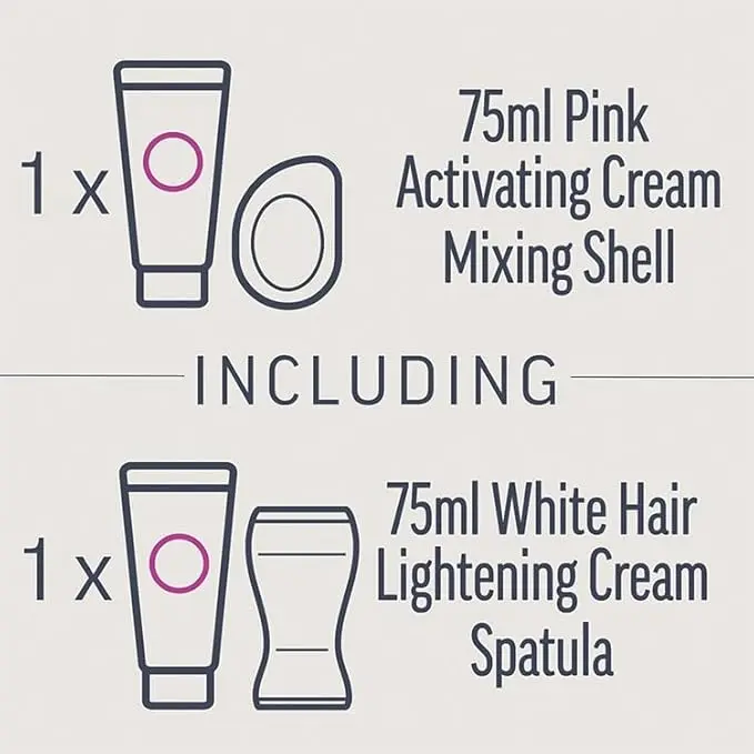 Veet Expert Hair Lightening Cream Kit, Face & Body, Normal Skin, 2 x 75ml, with Mixing Shell and Spatula, Effective in 5 Mins 3