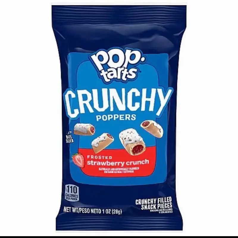 Pop Tarts Crunchy Poppers (Chocolate Brownie & Strawberry Crunch) | Choose Flavour | American Imported Snack Sweet 3