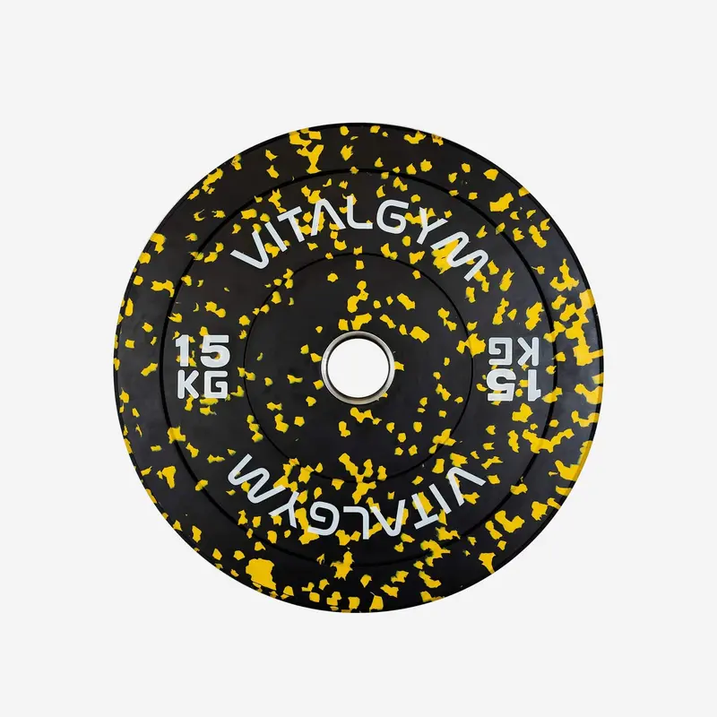 Fleck Bumper Plates - High-Quality Foam and Rubber Material for a Safe and Comfortable Workout 4