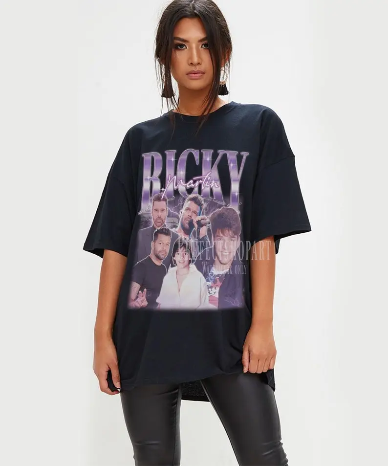 RICKY MARTIN Vintage Shirt, Ricky Martin Homage Tshirt, Ricky Martin Fan Tees, Ricky Martin Retro 90s Sweater, Ricky Martin Merch Gift