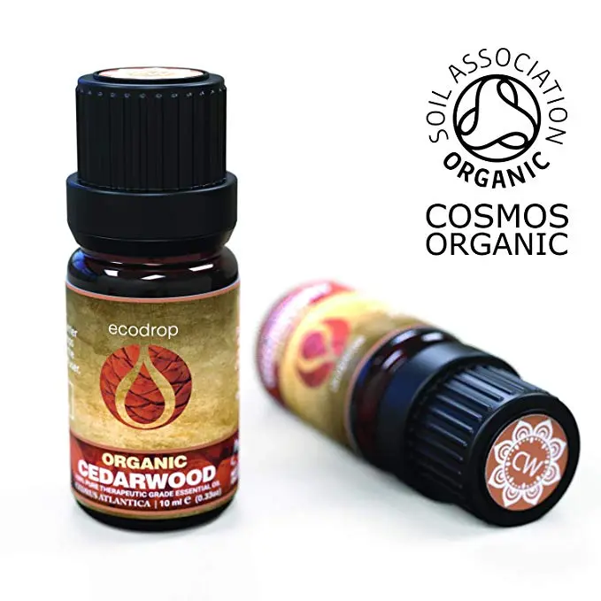 Organic Atlas Cedarwood Essential Oil, 10ml