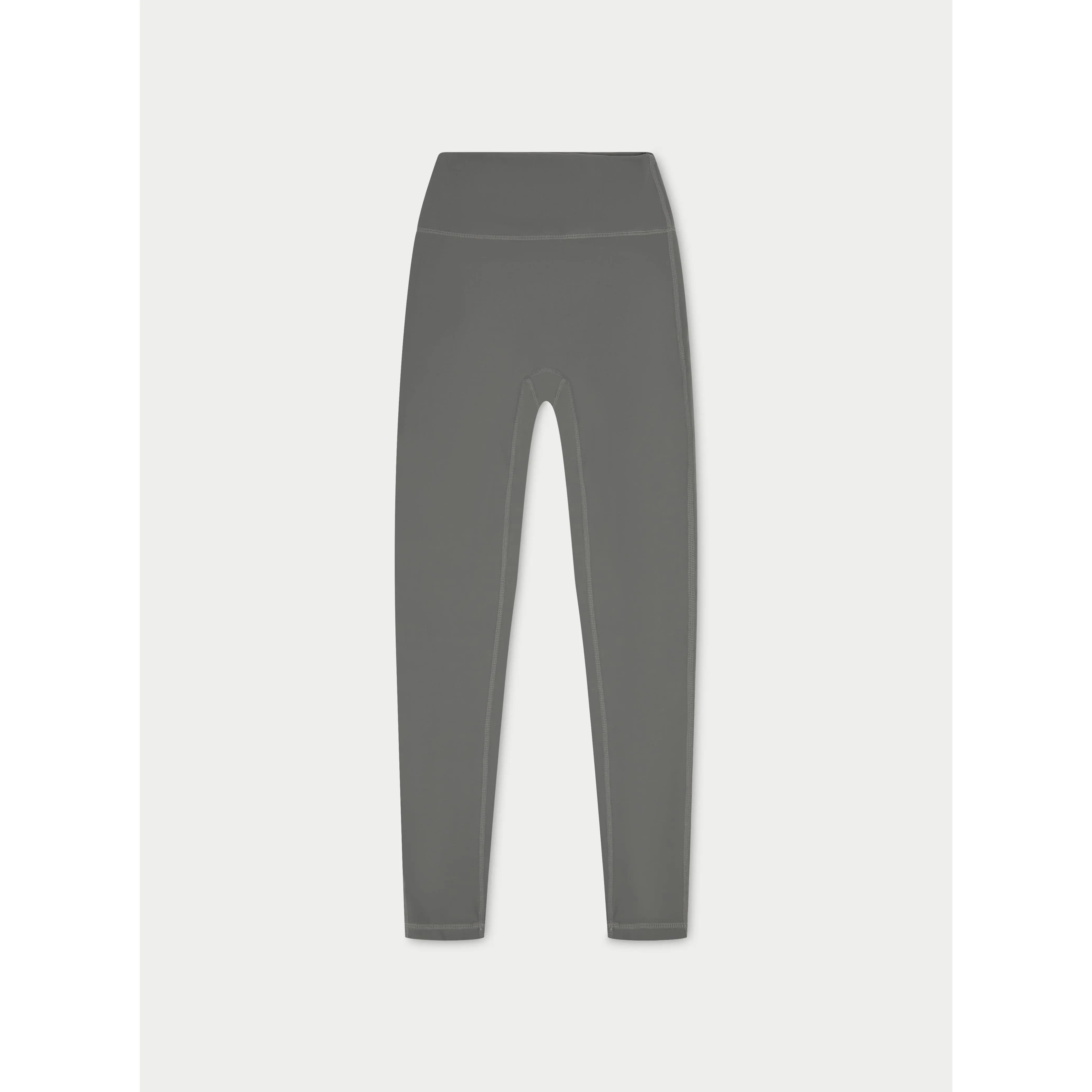 SCULPTING STRETCH EMBLEM LEGGINGS - CHARCOAL