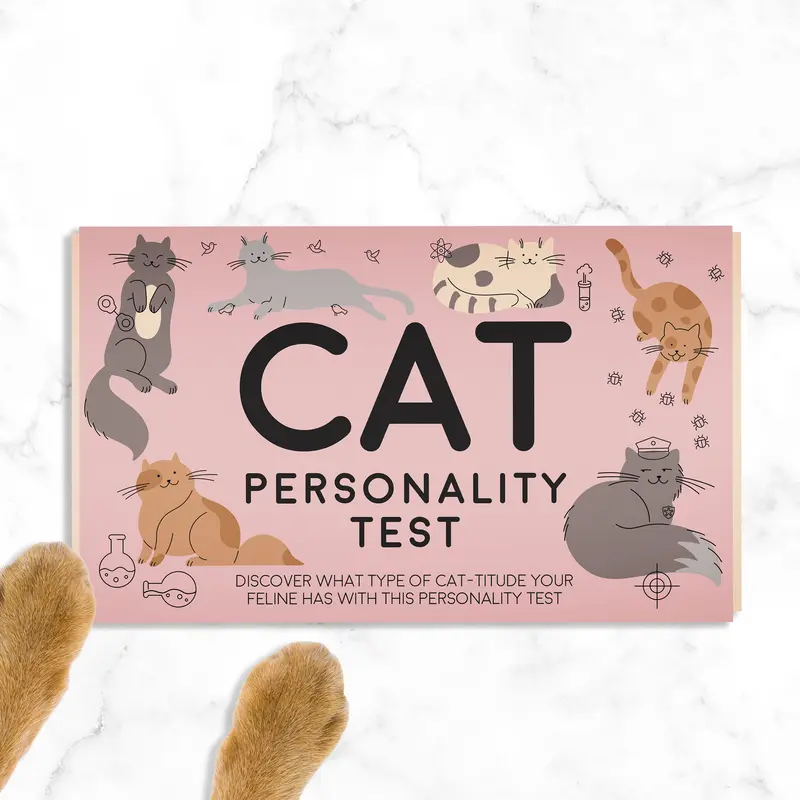 Cat Personality Test Cards - Fun Kitten or Cat Personality Test from Gift Republic 5