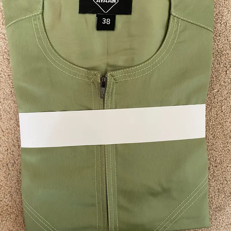 Men’s OLIVE Thobe polyester Islamic traditional jubba Ramadan eid Jummah gift 2