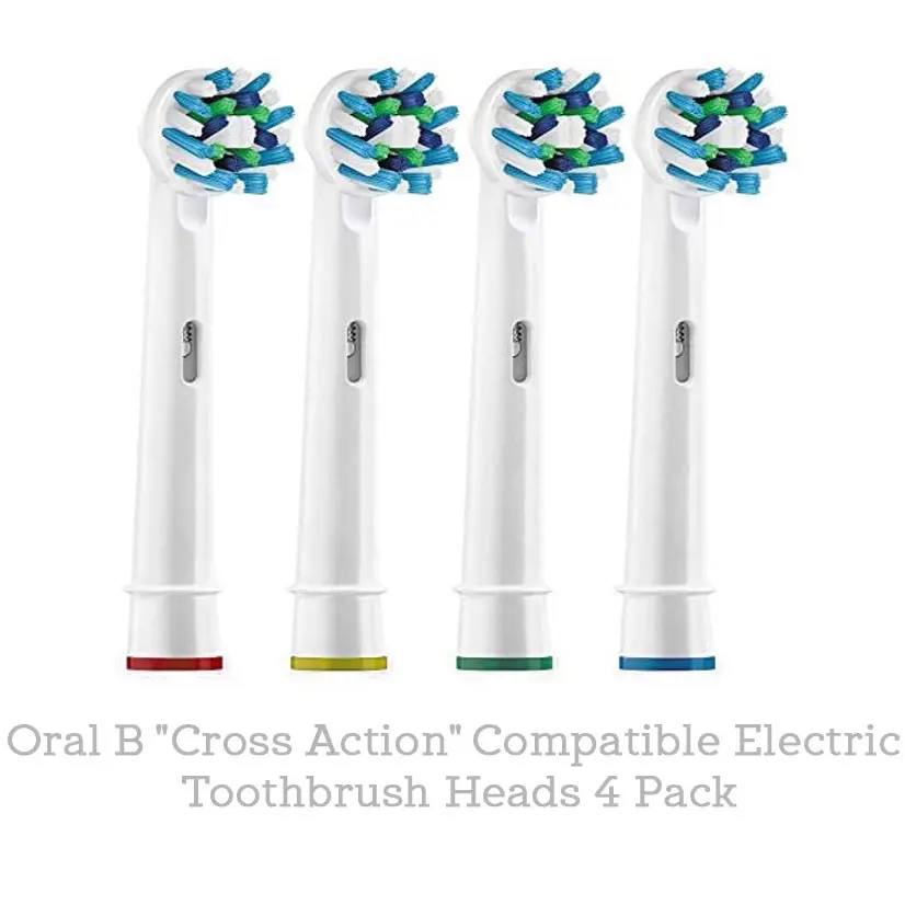 Electric Toothbrush Heads Compatible With Oral B Braun Replacement brush Head Pack