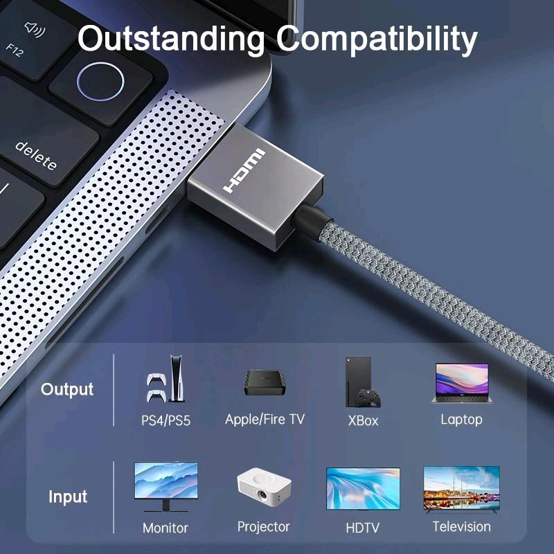 4K hdmi 2.0 high speed cable 1.5m/3m for ps4/ps5 xbox Console Accessories 4