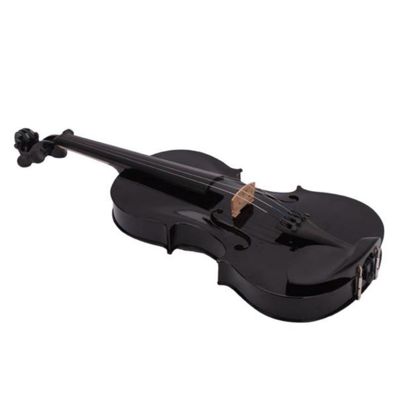 Product Introduction of YNIQUE 4/4 Acoustic Violin Set with Case, Bow, and Rosin (Black) 53