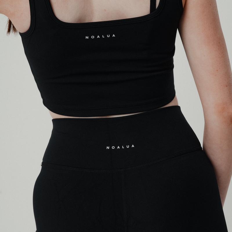 Luxe High Waist Leggings for Women in Noir - Bottom, Womenswear 4