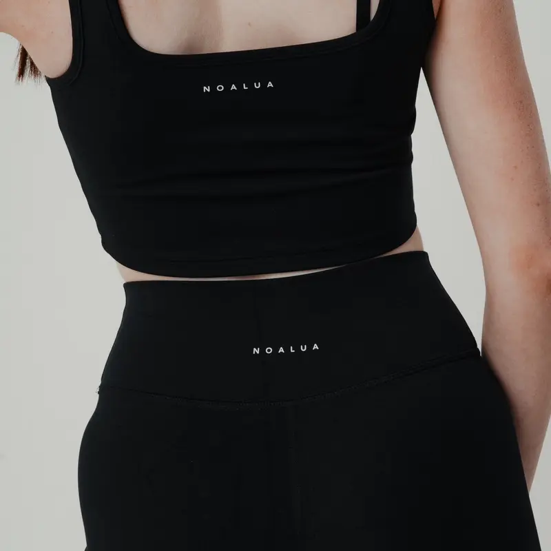 Luxe High Waist Leggings for Women in Noir - Bottom, Womenswear 4