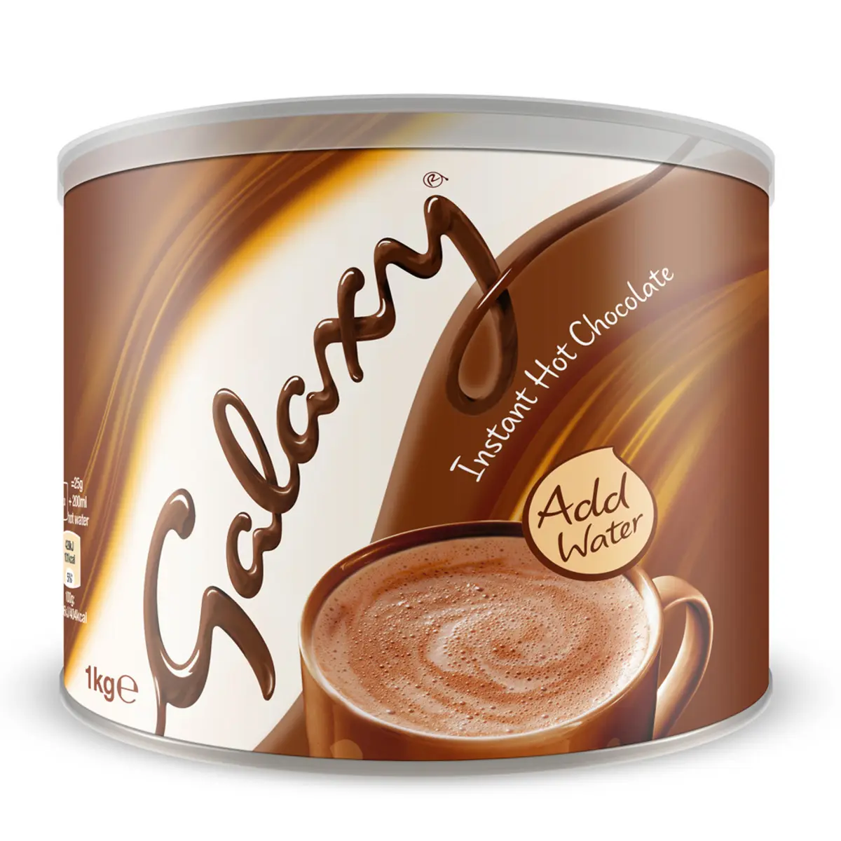 Galaxy Instant Hot Chocolate, 1kg, Made with Galaxy Chocolate.