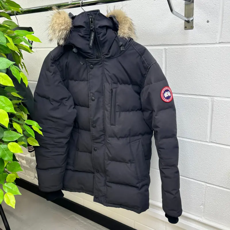 Preowned Canada Goose Men's Carson Down Jacket Charcoal Size M 7