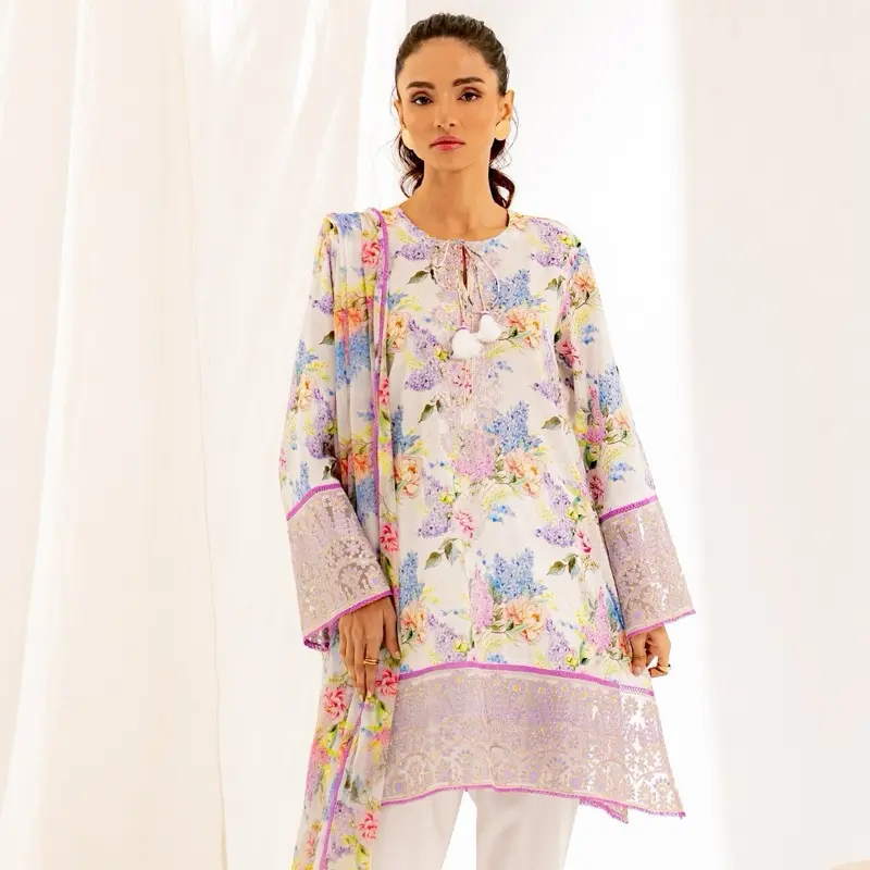 WEAR EGO DESIGNER LAVENDERS READY MADE PAKISTANI LADIES SALWAR KAMEEZ 3 PIECE WHITE FLORAL COLOUR DRESS WOMENSWEAR WEDDING WEAR EID CLOTHES TRENDING PAKISTANI FASHION KURTA TROUSERS ORIGINAL