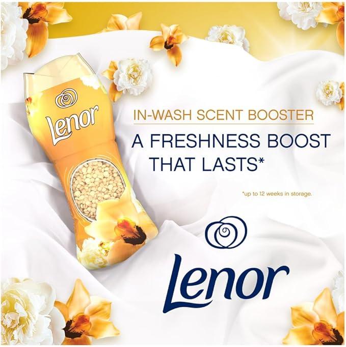 Gold Orchid In-Wash Laundry Scent Booster Beads, 570g - Long-Lasting Freshness for Up to 12 Weeks Floral Fragrance Household Perfume Flower Container Scented 3