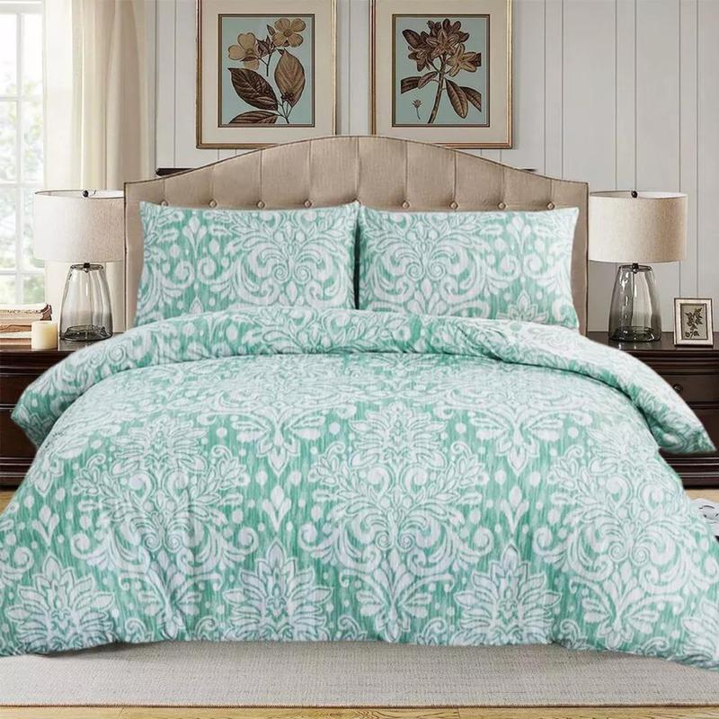 Rich Cotton 3PCS Bedding Set Single Double King Size Duvet Quilt Cover Set Multicolored soft duvet set grey white black breathable duvet covers durable printed duvet sets machine wash bedset anti-drop super king fade resistant pumpkin bedding set 7