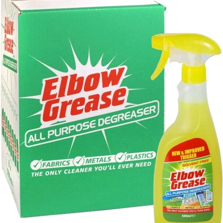Elbow Grease 6 Pack Kitchen Cleaning Bundle Household Gloves Spray Wipes multi cleaner powder bomb power clean 6