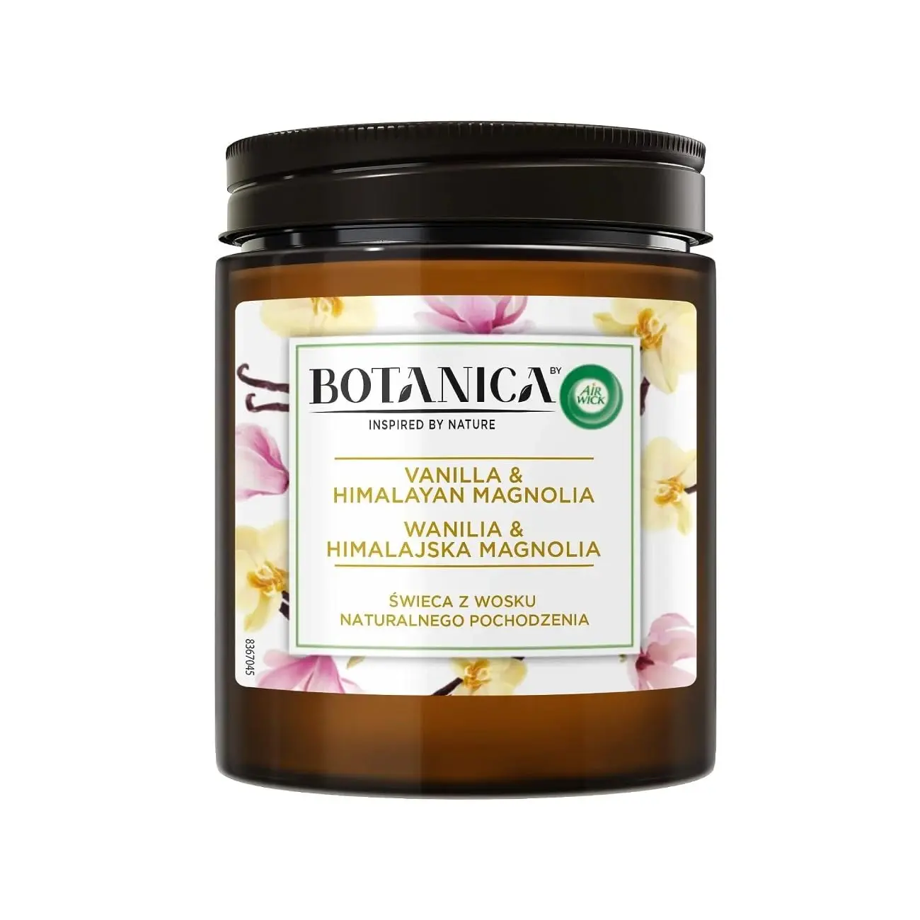 AIRWICK BOTANICA 500G CANDLE VANILLA & HIMALAYAN MAGNOLIA