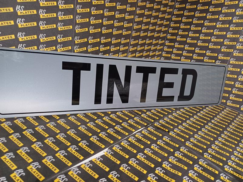 Black Tinted Show Plate Sign | Custom Name Wall Art | Vehicle 4