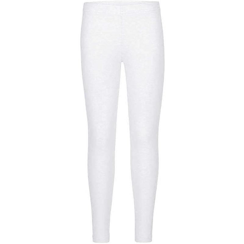Product Introduction of Girls Children Full Length Plain Leggings Girl's Trousers Leggings Solid Tights Pants for Kids 7-13 Years 4