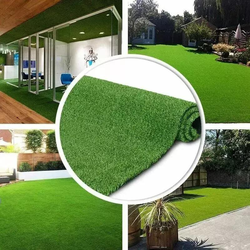 Artificial Grass Garden Mat Fake Green Turf 2
