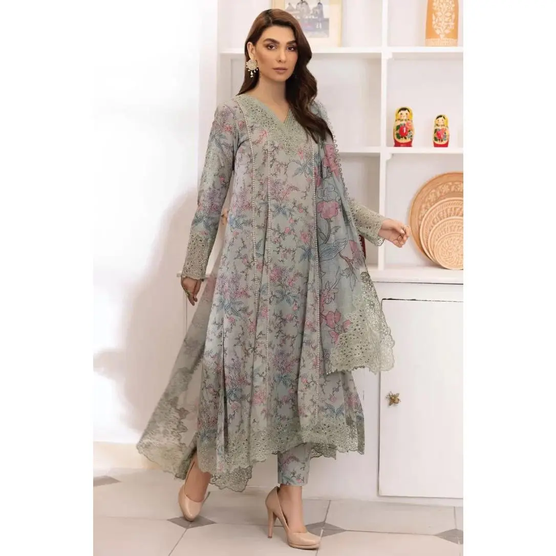 Dastaan By Iznik 3 Piece Stitched Suit - BADAR