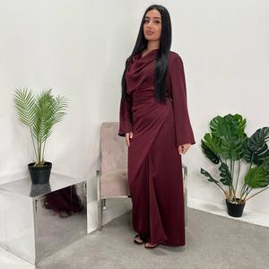 Ladies Satin Co-ord Set - Wrap Around Skirt and Top - UK Onesize 6-14 - Suits, Womenswear