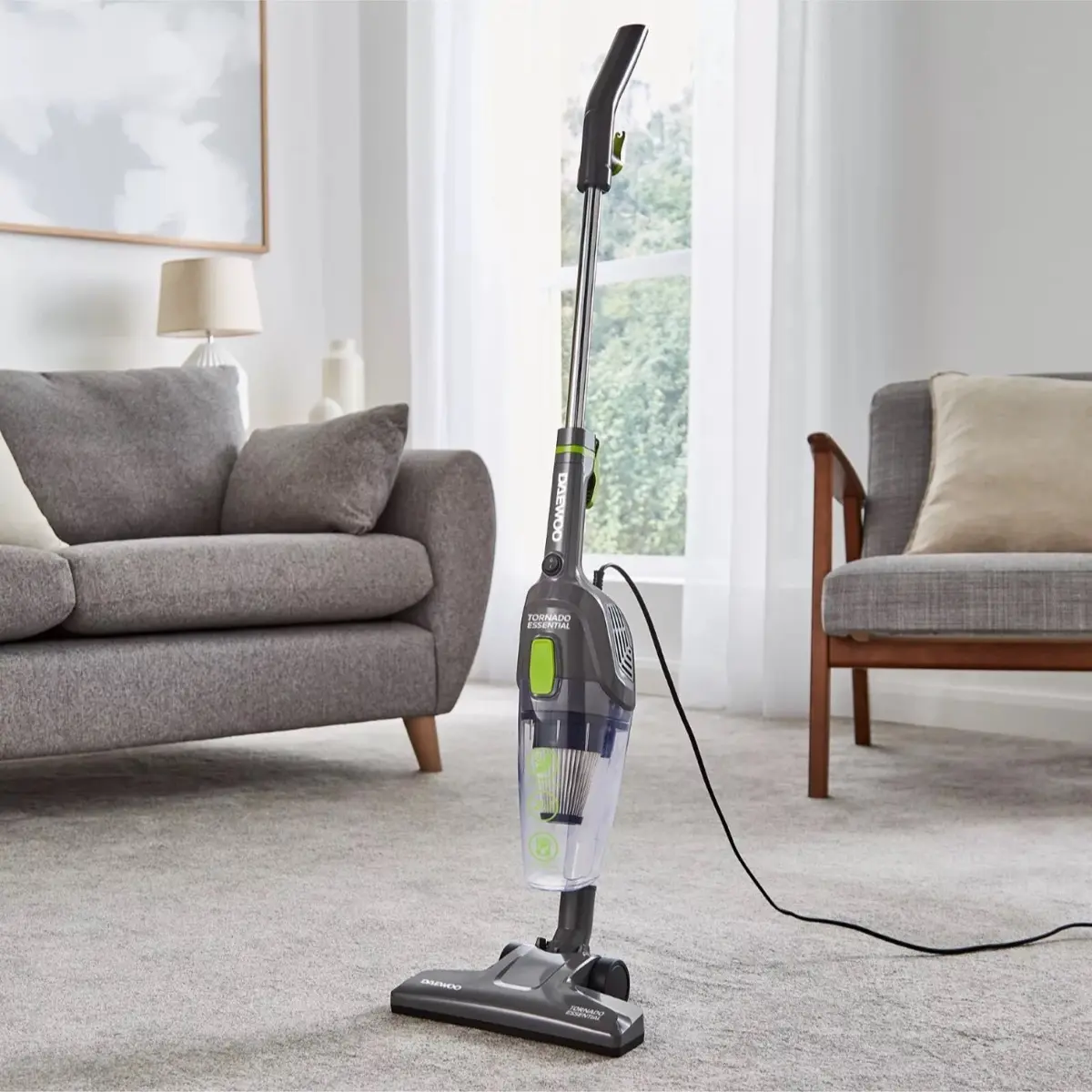 DAEWOO TORNADO ESSENTIAL 600 Watts  2-in-1 Stick VACUUM CLEANER Handheld