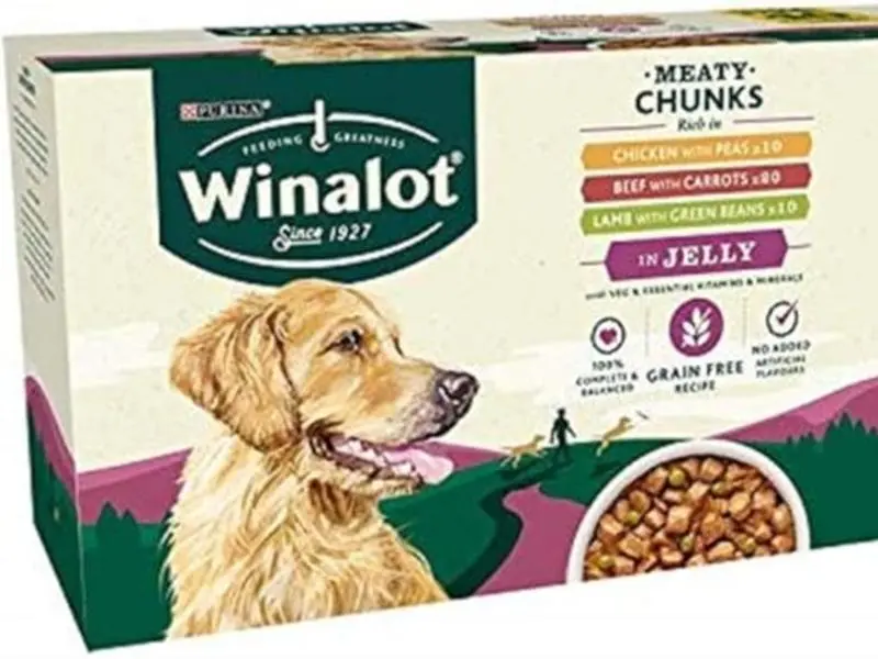 Winalot Dog Food, Mixed in Jelly, 40 x 100g