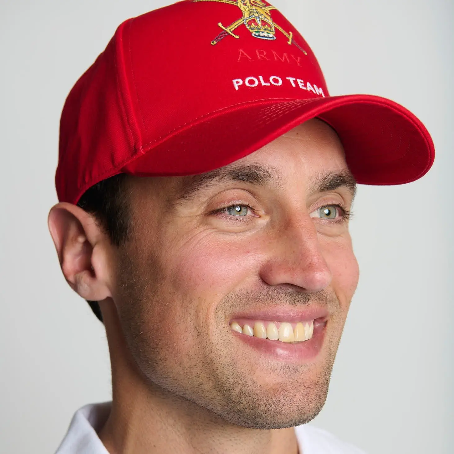 Army Polo Team Cap - Red