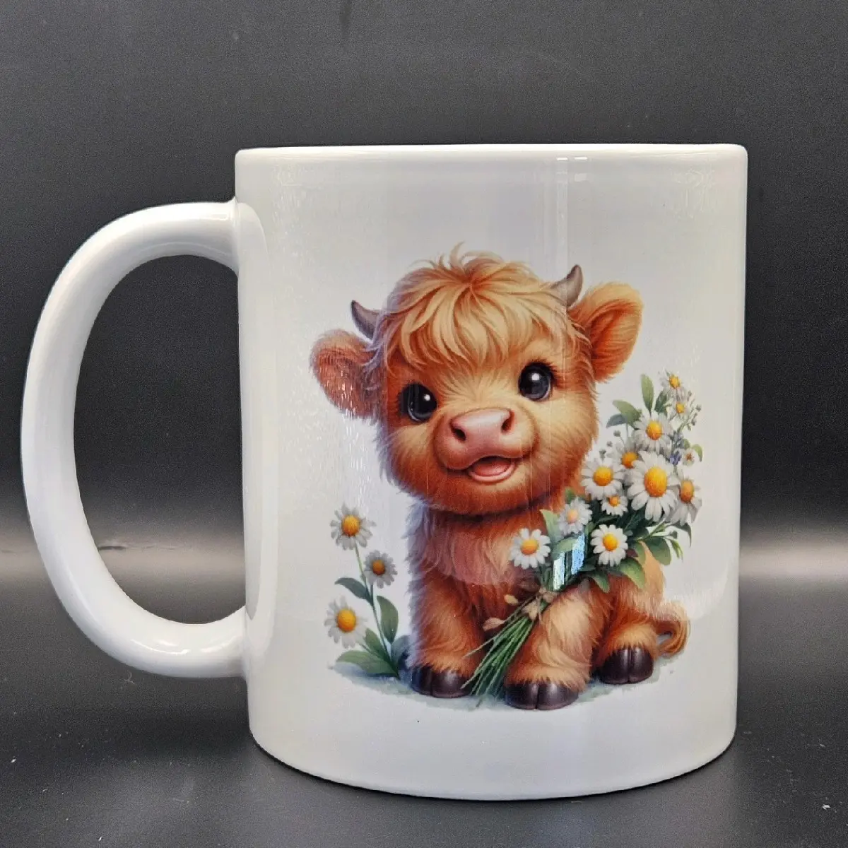 Highland Cow Mug - Perfect for Your Morning Drinks - Cup, Drinkware Ceramic