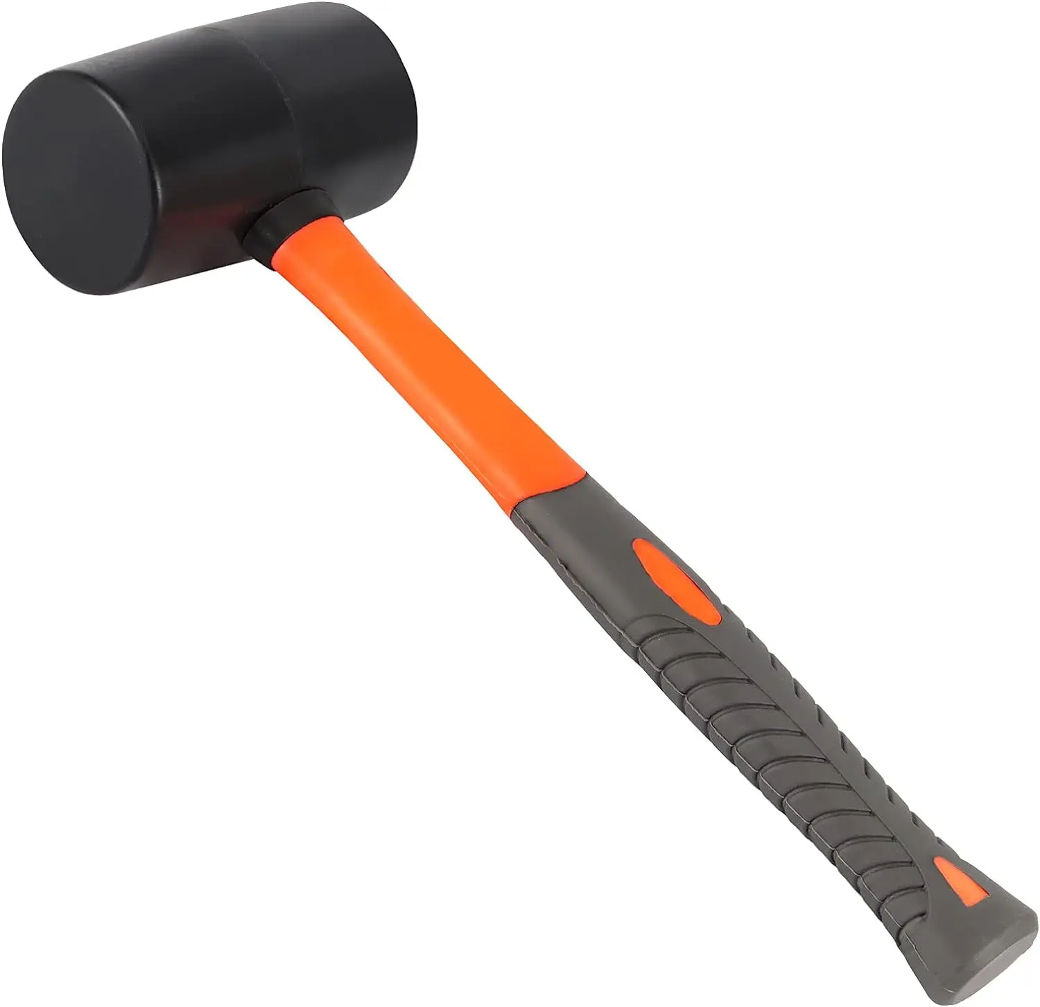 10/16/24/32oz Rubber Mallet Hammer Shaft Grip Handle DIY Camping Paving Tool