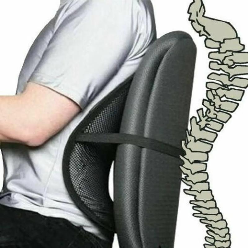 Car Seat Lumbar Back Support Cushion for Office Chair Posture Corrector Mesh 2