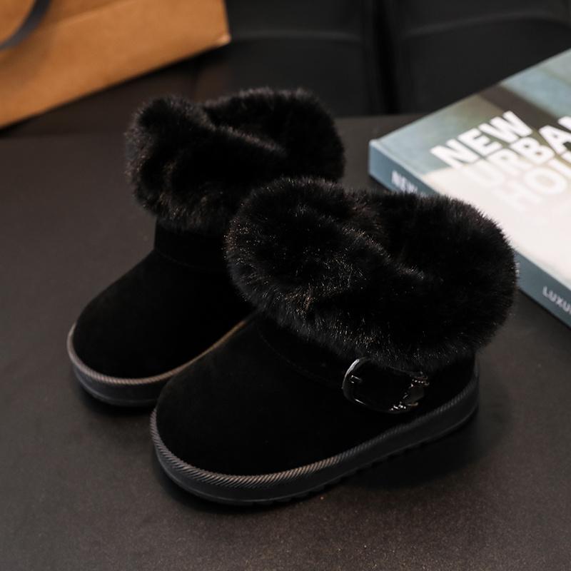 Girls snow boots - Festive Winter Snow Boots - Soft Faux Fur, Rubber Soles, Cute Designs - Fall and Winter Play - Little Girls -  For Warmth, Comfort, and Style - Winter Wonderland Adventures Await 6