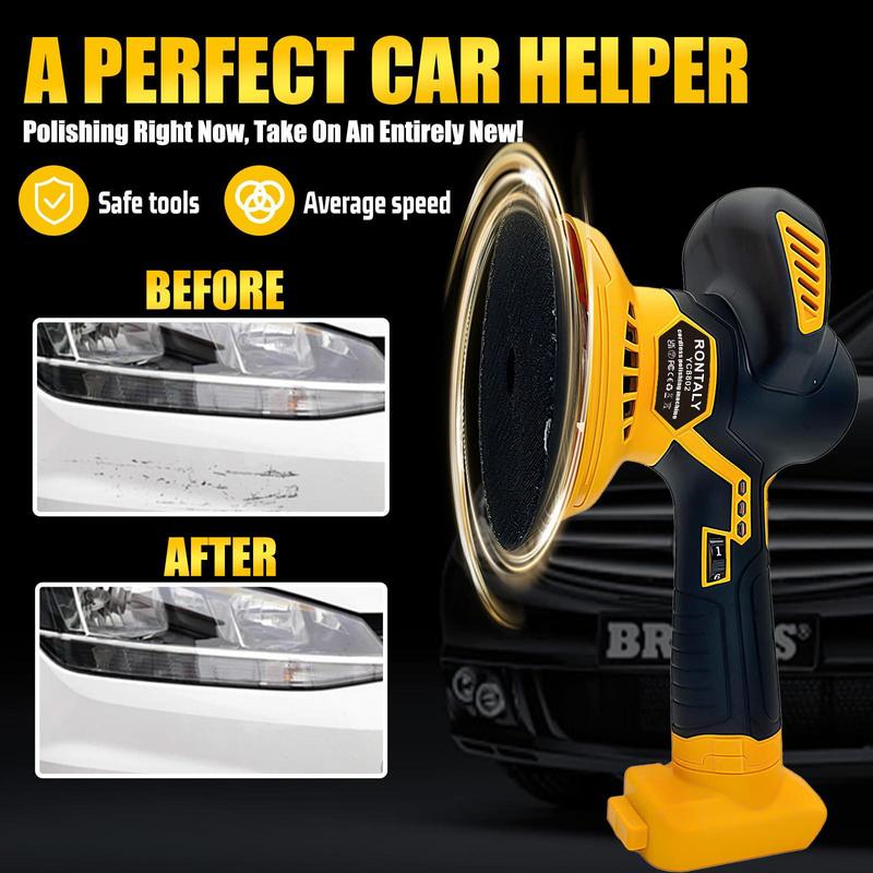 Product Introduction of Free shipping - Cordless Car Buffer Polisher for Dewalt 18V Battery with 6 Variable Speed Orbital Polisher Power Polisher for Car Detailing Polishing Waxing 6