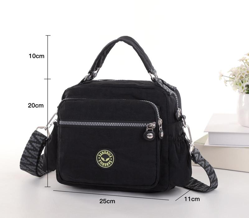 Like a Boss Cat Flies Cross Body Satchel Travel Bag 1