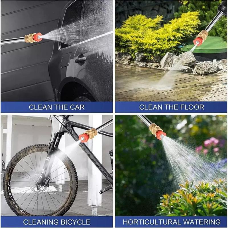 Wireless High Pressure Electric Car Washer, Car Accessories, Car Stuff, Portable Car Cleaning Kit, Cleaning Bundles, High Pressure Electric Car Washer with Car Wash Nozzle Accessories, Back to School Supplies, Car Accessories, Cleaning Bundles 7